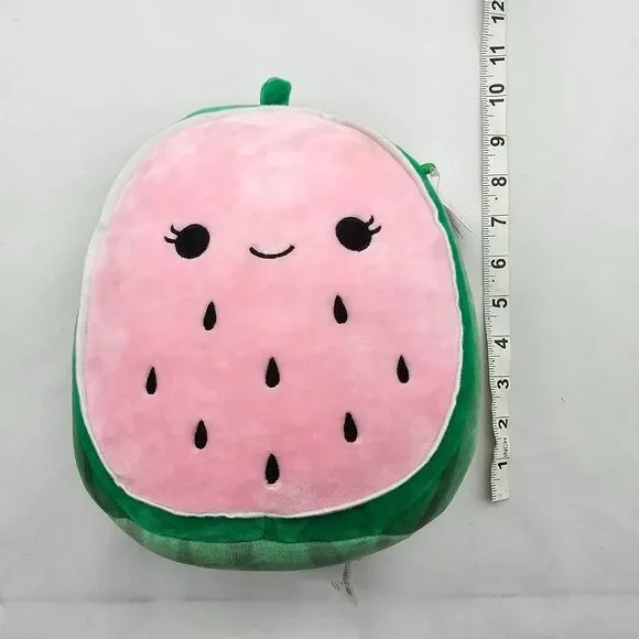 Squishmallows 8" Wanda the WATERMELON Girl Plush Kellytoy TAGS Green/Pink Clean - Picture 12 of 12